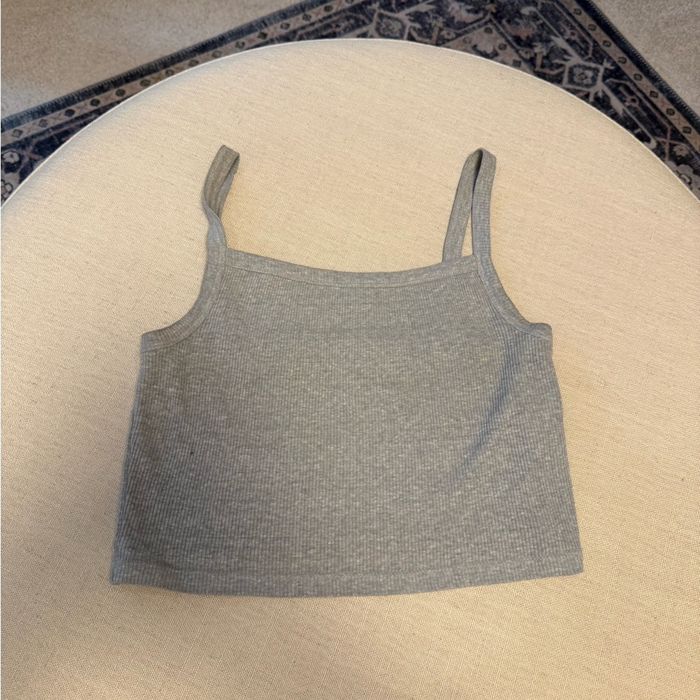 Urban Outfitters Gray Camisole Crop Top